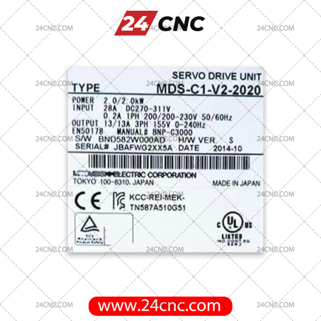 Mitsubishi Servo Drive Model MDS- C1-V2-2020