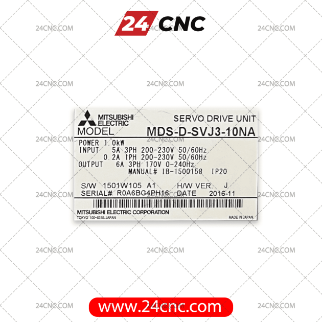 Mitsubishi Servo Drive Model MDS-D-SVJ3-10NA