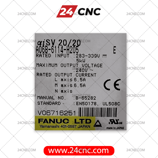 FANUC Servo Drive Model A06B-6114-H205