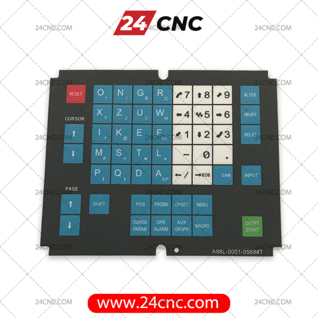 Fanuc Keyboard Label Model A98L-0001-0568#T