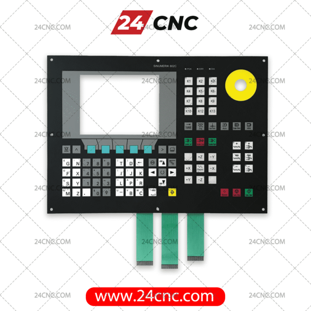 SIEMENS 802C Control Keyboard Label (Old Series)