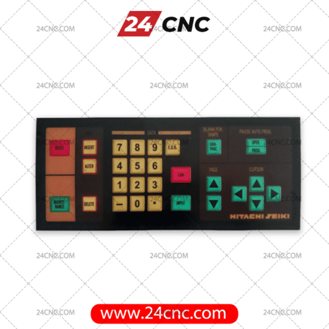 Original HITACHI SEIKI CNC machine label panel