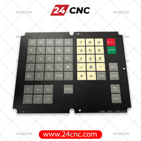 Fanuc Keyboard Label Model A98L-0001-0481#M