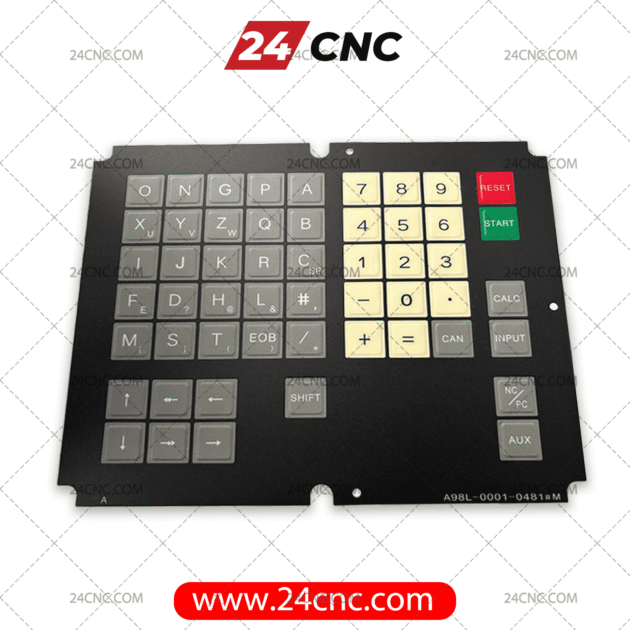 Fanuc Keyboard Label Model A98L-0001-0481#M