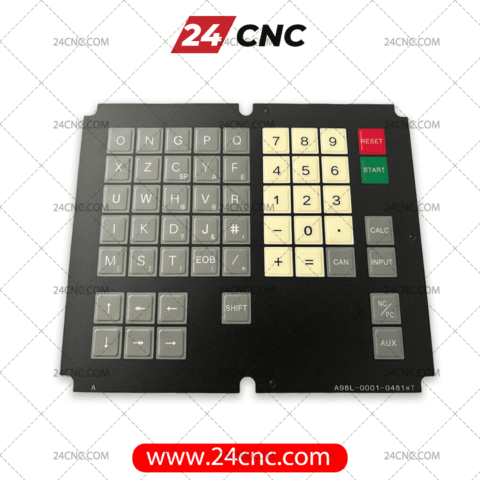 Fanuc Keyboard Label Model A98L-0001-0481# T