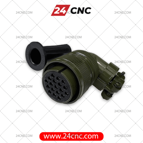 14-22S 19-pin Encoder Socket (Elbow)