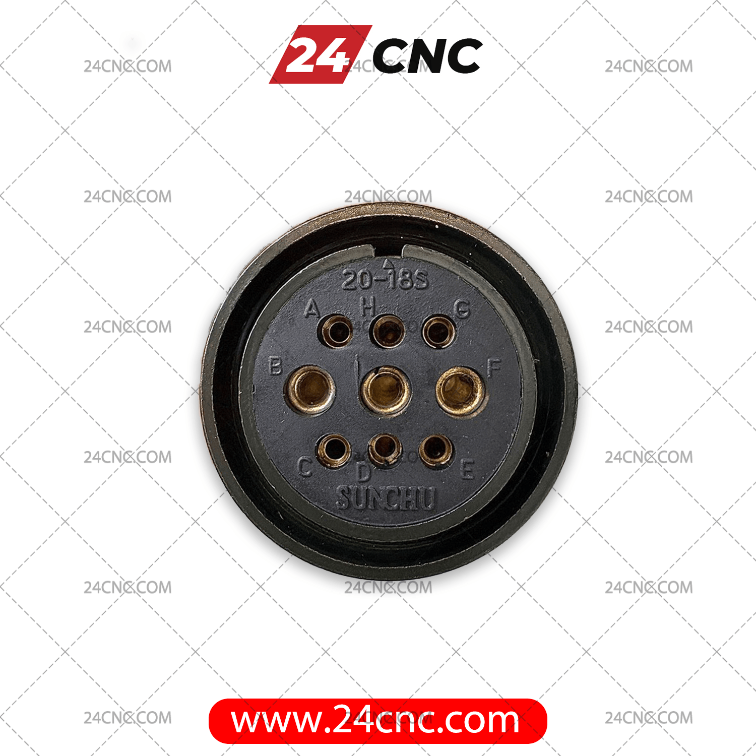 18-20S 9-pin Socket (Elbow)