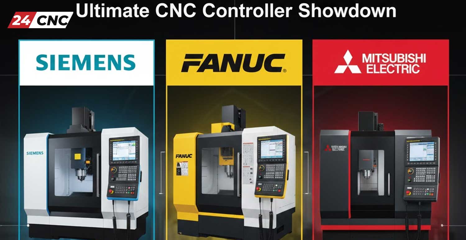 Siemens vs. Fanuc vs. Mitsubishi The Ultimate CNC Controller Showdown