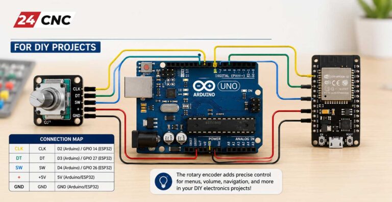 A Guide to Wiring a Rotary Encoder to Arduino and ESP32 for DIY ...