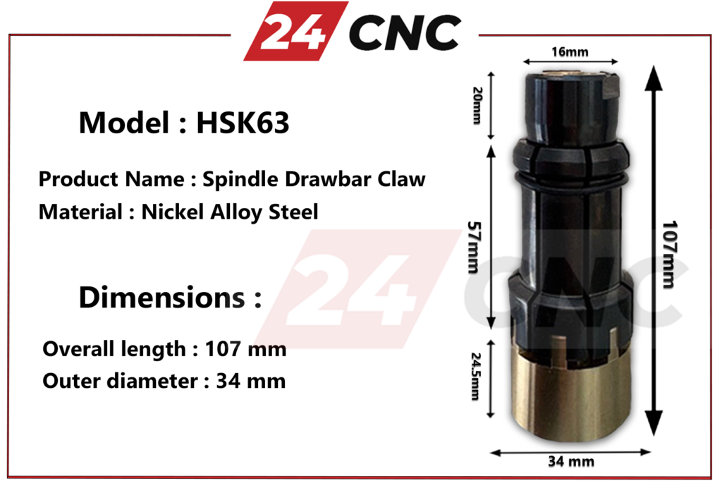 HSK63 Spindle Gripper