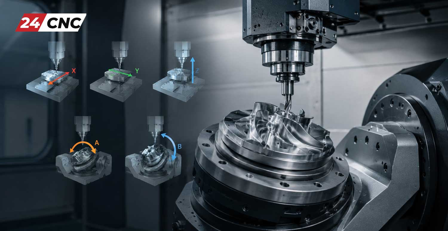 Understanding CNC Machine Axes: From 3-Axis to 5-Axis