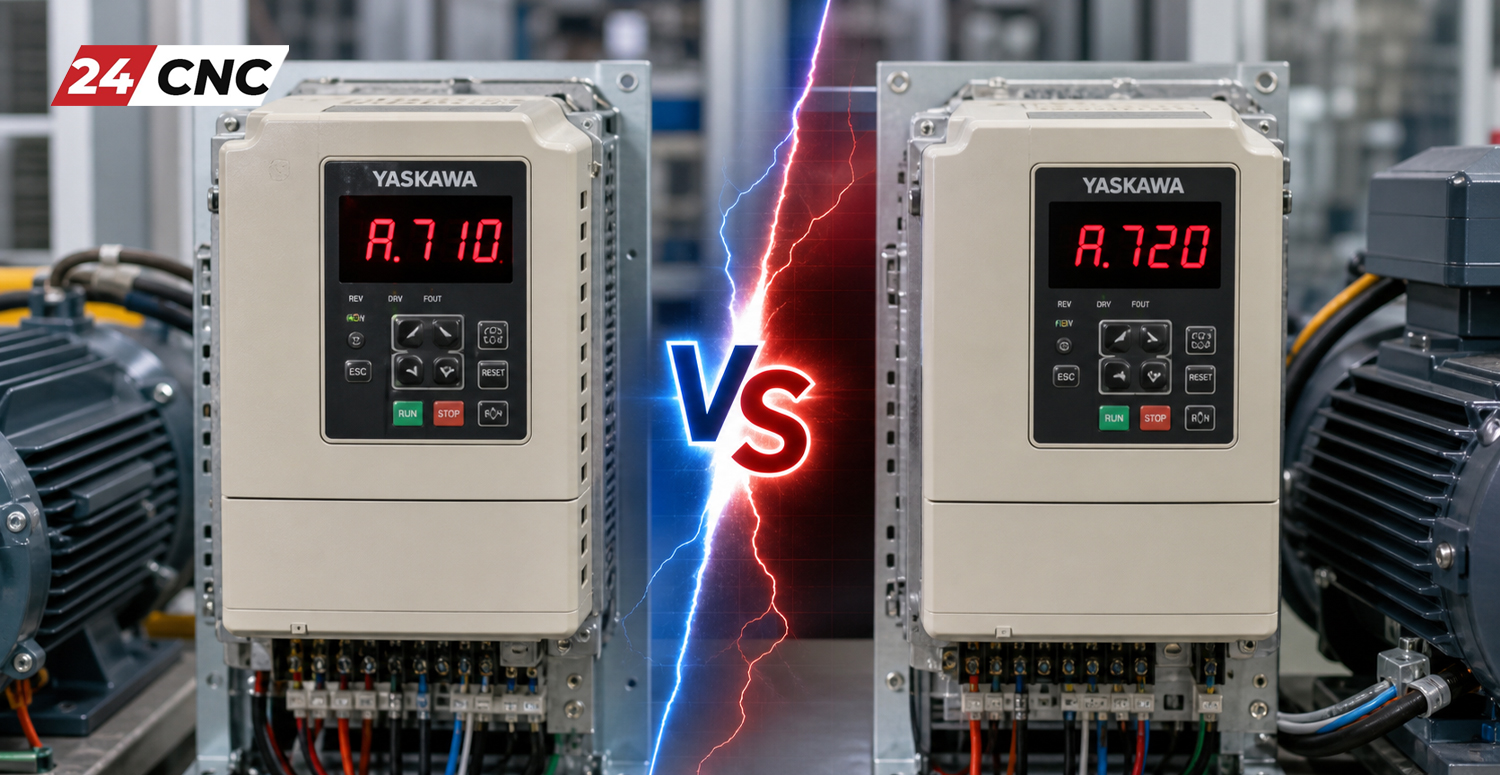 Technical Comparison: Yaskawa A.710 (Overcurrent) vs. A.720 (Overload)