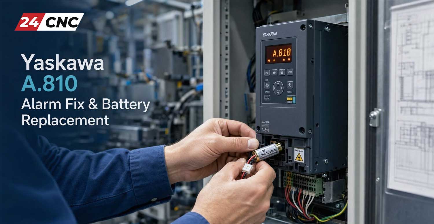 Yaskawa A.810 Alarm Fix & Battery Replacement