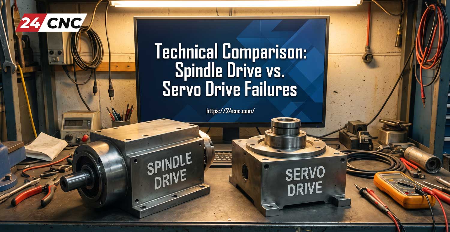 Technical Comparison: Spindle Drive vs. Servo Drive Failures