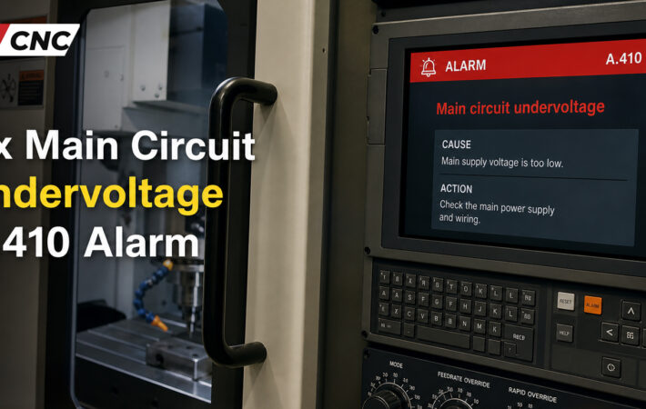Fix Main Circuit Undervoltage A.410 Alarm