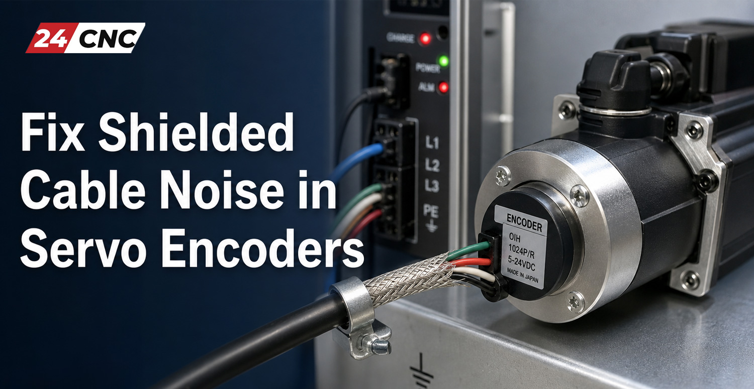 Fix Shielded Cable Noise in Servo Encoders