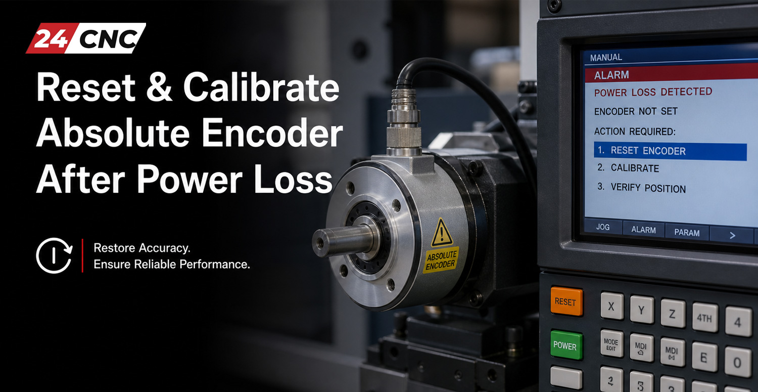 Reset & Calibrate Absolute Encoder After Power Loss