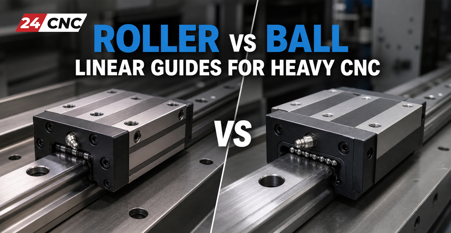 Roller vs Ball Linear Guides for Heavy CNC